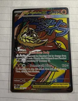 Pokemon TCG Mega Hawlucha EX 268/217 Secret Rare Ascended Heroes - Image 1