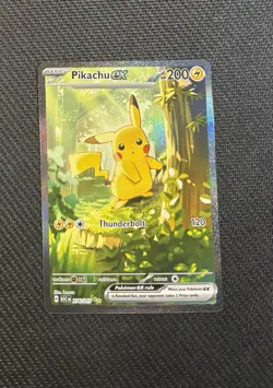 Pokemon PIKACHU ex 276/217 Special Illustration Rare SIR Ascended Heroes NM - Image 1