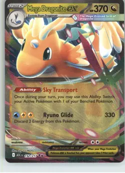 Mega Dragonite ex ME: Ascended Heroes [152/217] Double Rare Holofoil NM Pokemon - Image 1