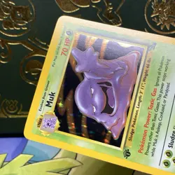 Pokemon 1999 Muk 1st Edition Holo Rare Fossil 13/62 NM/M - Image 4