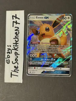 Eevee Gx SM 174 Black Star Promo SM174 Pokemon Card M - Image 1