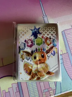 Pokemon TCG Prismatic Evolutions ETB Eevee Card Sleeves Standard Size 65 Pack - Image 1