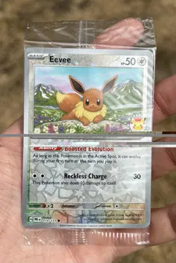 Pokemon Eevee Card 074/131 Mint Sealed, Day 2025 Holo Promo, Pokemon TCG - Image 1