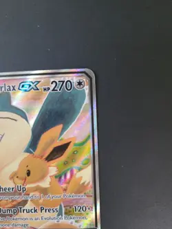 Eevee & Snorlax GX SM169 Holo Sun & Moon Promo Pokemon Card - Image 3