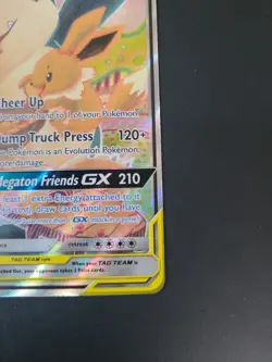 Eevee & Snorlax GX SM169 Holo Sun & Moon Promo Pokemon Card - Image 4