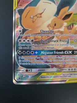 Eevee & Snorlax GX SM169 Holo Sun & Moon Promo Pokemon Card - Image 5