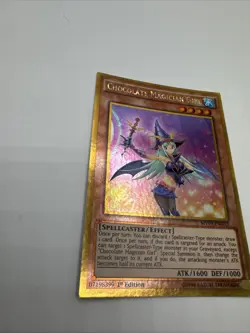 Yugioh Chocolate Magician Girl MVP1-ENG52 Gold Rare 1st Ed NM - Image 3
