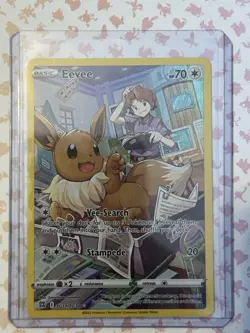 Pokemon Eevee TCG Holo Card TG11/TG30 Swsh09 Trainer Gallery NM Condition - Image 1