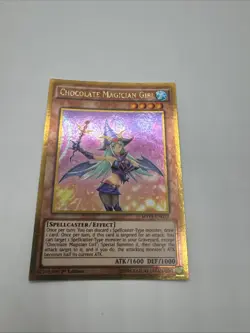 Yugioh Chocolate Magician Girl MVP1-ENG52 Gold Rare 1st Ed NM - Image 1