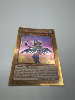 Yugioh Chocolate Magician Girl MVP1-ENG52 Gold Rare 1st Ed NM - Image 2