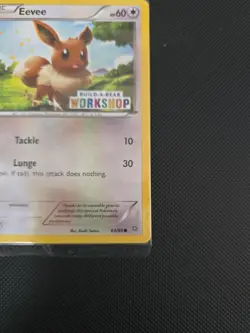 Pokemon TCG Eevee 63/98 Build-A-Bear Workshop Stamped Promo SEALED Card - Image 4