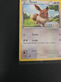 Pokemon TCG Eevee 63/98 Build-A-Bear Workshop Stamped Promo SEALED Card - Image 5
