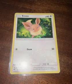 Pokemon Company Eevee 012/012 McDonald's 2019 Holo Promo Card English Damaged - Image 1