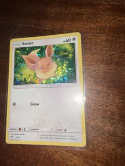 Pokemon Company Eevee 012/012 McDonald's 2019 Holo Promo Card English Damaged - Image 2