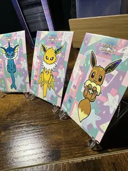 2025 Pokemon Let’s Go Eevee! Card Database Lot Of 3 Eeveelutions - Image 2