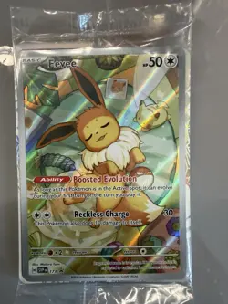 Pokemon TCG Eevee Prismatic Evolution Promo Card 173 Sealed - Image 1