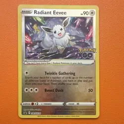 Pokemon TCG Radiant Eevee SWSH230 Sword & Shield Promo Card in NM Condition - Image 1
