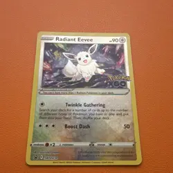 Pokemon TCG Radiant Eevee SWSH230 Sword & Shield Promo Card in NM Condition - Image 2