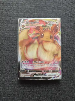 Pokemon TCG Eevee VMAX SWSH087 Shining Fates Holo Promo Card Sealed - Image 1