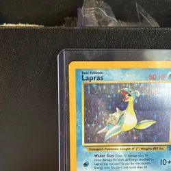 Pokemon Lapras 10/62 Fossil Holo Rare 1999 Unlimited English Ken Sugimori HP/MP - Image 3