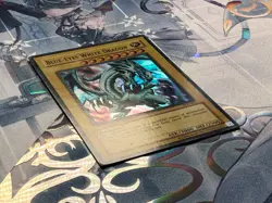 SKE-001 Blue-Eyes White Dragon Super Rare UNL Edition MP! YuGiOh TCG - Image 2