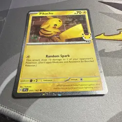 Pikachu (Pokemon Day 2026) 051/162 - Cosmos Holo PROMO Rare NM Pokemon Card TCG - Image 2