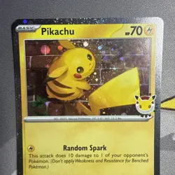 Pikachu (Pokemon Day 2026) 051/162 - Cosmos Holo PROMO Rare NM Pokemon Card TCG - Image 3