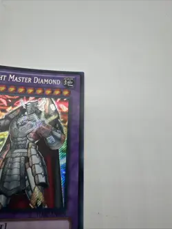 Yugioh - CRIMPED Gem-Knight Master Diamond HA07-EN059 Unlimited Secret Rare - Image 5