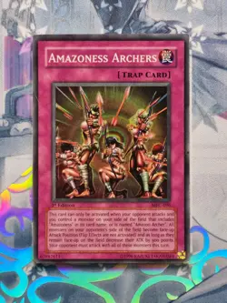 MFC-096 Amazoness Archers Super Rare 1st Edition MP! YuGiOh TCG - Image 1