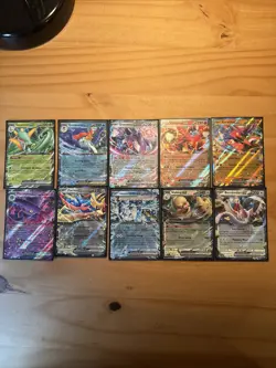 Pokemon 10 ex Card Lot All Near Mint - Scarlet And Violet + Sword And Shield - Image 1