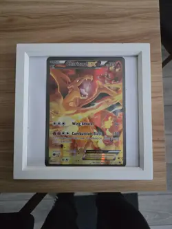 Pokemon Card TCG - Charizard EX XY121 Jumbo Oversized Black Star Promo Card - NM - Image 1