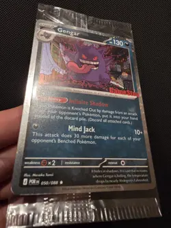 Pokemon Card Gengar 050/088 Holo GameStop Promo Stamped US Exclusive SEALED - Image 2