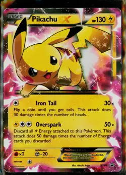 Pikachu EX XY84 Holo P XY Promo Pokemon MP - Image 1