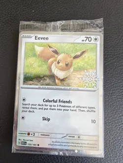 Pokemon TCG - Pikachu 025/165 & Eevee 133/165 Snowflake Stamped 151 Sealed Promo - Image 3