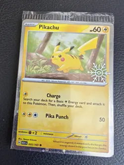 Pokemon TCG - Pikachu 025/165 & Eevee 133/165 Snowflake Stamped 151 Sealed Promo - Image 4