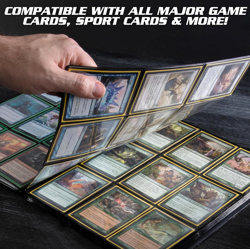 Monster Binder - 9 Pocket Trading Card Album - Matte Red - Holds 360 Yugioh, Mag - Image 5