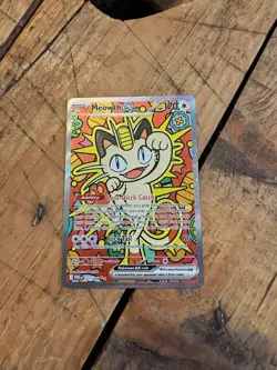 Pokemon TCG Meowth ex 121/088 SIR Full Art Holo NM/M Me03: Perfect Order - Image 3