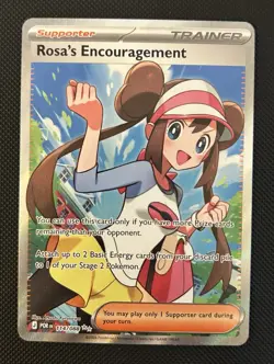 Pokemon TCG Rosa’s Encouragement 114/088 Perfect Order - Full Art - NM - Image 1