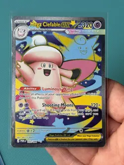 Mega Clefable ex 103/088 Full Art Ultra Rare Perfect Order Pokemon Near Mint - Image 1