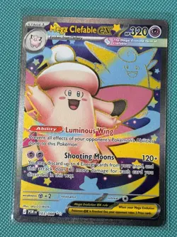 Mega Clefable ex 103/088 Full Art Ultra Rare Perfect Order Pokemon Near Mint - Image 3