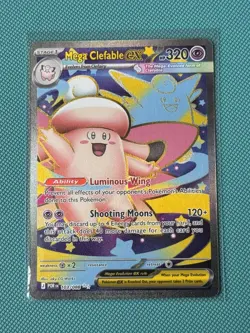 Mega Clefable ex 103/088 Full Art Ultra Rare Perfect Order Pokemon Near Mint - Image 4