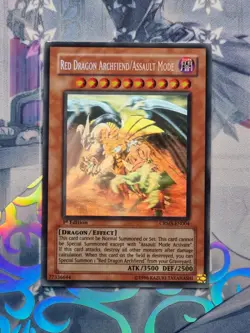 CRMS-EN004 Red Dragon Archfiend/Assault Mode Ghost Rare 1st Ed YuGiOh TCG - Image 1