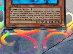 CRMS-EN004 Red Dragon Archfiend/Assault Mode Ghost Rare 1st Ed YuGiOh TCG - Image 4