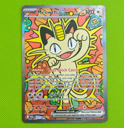 Pokemon Company Meowth ex 121/088 Ultra Rare Full Art Holo - Perfect Order - Image 1
