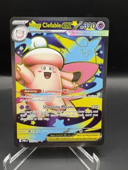 Mega Clefable ex 103/088 Full Art Ultra Rare Perfect Order Pokemon Near Mint - Image 1