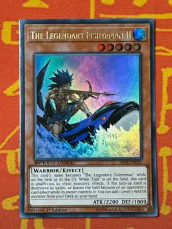 YUGIOH THE LEGENDARY FISHERMAN II ULTRA RARE 1ST EDITION NM STBK-EN027 - Image 1