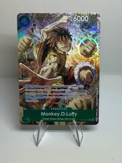 One Piece CG: Monkey D. Luffy ST30-012 SR Parallel Start Deck EX - English NM - Image 1