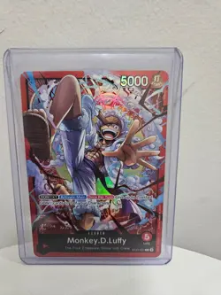 Monkey D Luffy ST21-001 L - One Piece Foil NM - Image 1
