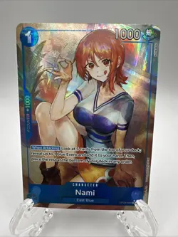Nami OP09-050 Alt Art Holo - One Piece TCG English Card Near Mint Rare Foil - Image 1