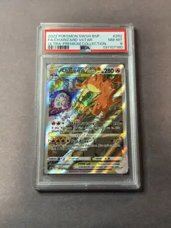 Charizard VSTAR SWSH262 SWSH: Sword & Shield Promo Cards Holo PSA 8 - Image 1